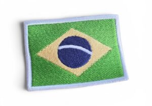 Bandera de Brasil parche